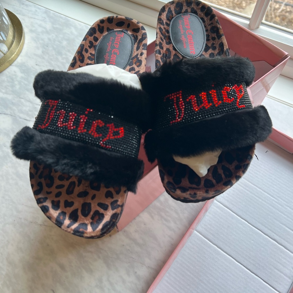 Juicy Couture Fur Slides | NWT | Sizes 6-10